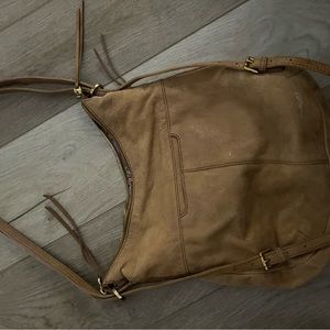 Hobo shoulder/backpack purse Suede